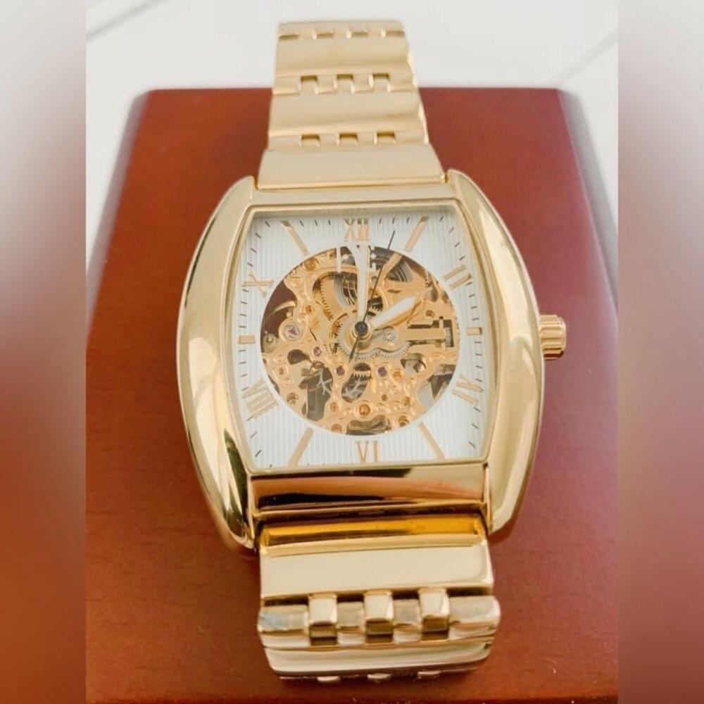 Auguste Galan Mens Gold Watch